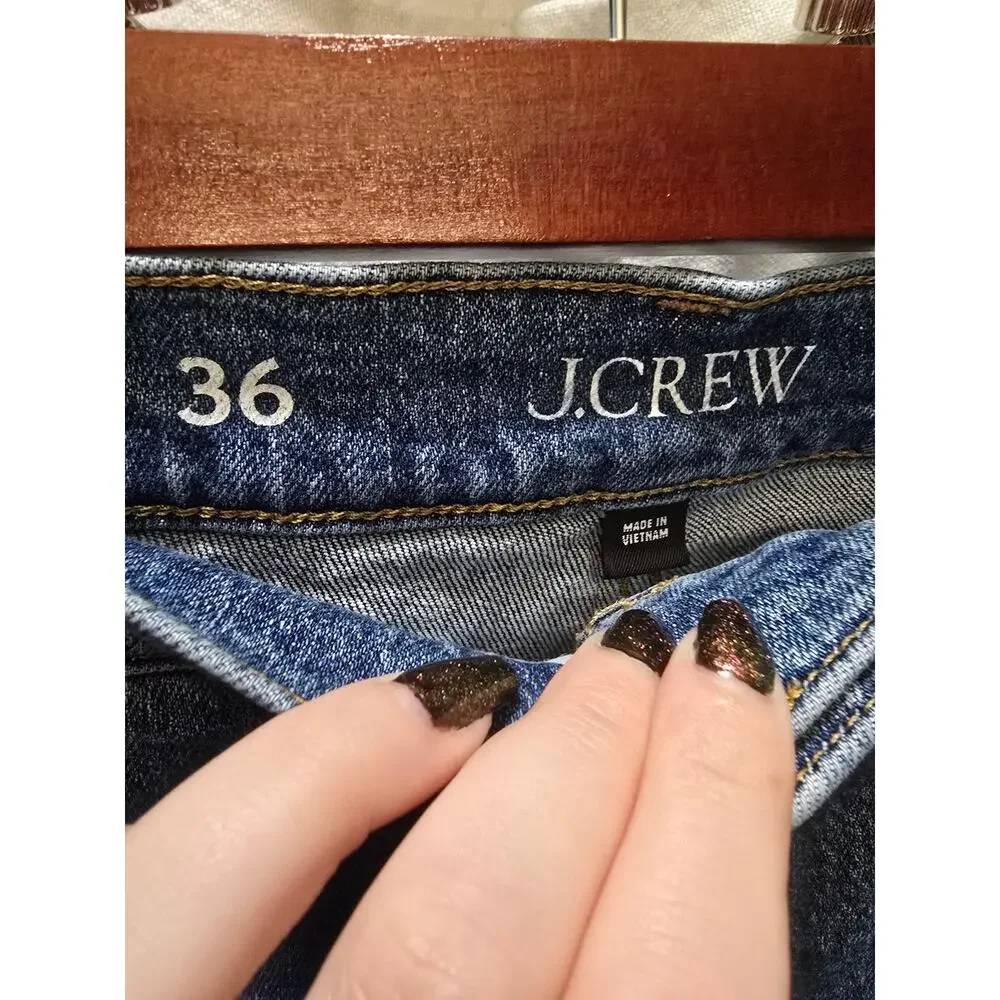 J. Crew high rise shorts plus size medium wash‎ stretch size 36